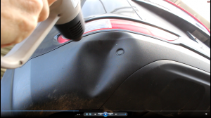 Как быстро убрать вмятину на заднем бампере на KIA Sportage 2,0 Киа Спортейдж 2018 года