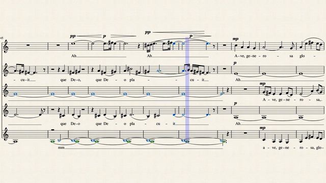 Ave Generosa - Ola Gjeilo - Soprano 1 смотреть онлайн