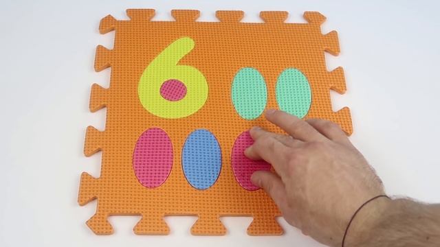 Цифры для Детей на Английском Языке. Учим Цифры от 1-10 Игра.Собираем Коврик Пазл Цифры смотреть онлайн