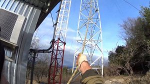 Перепускная верёвочная лебедка на радиоуправлении для промышленного альпинизма