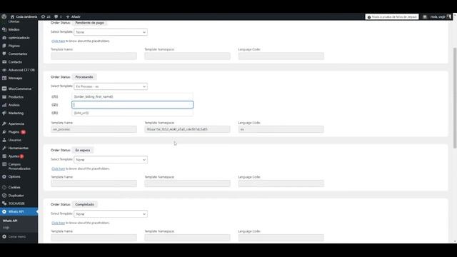 Configuración plugin en wordpress - WooCommerce WhatsApp API Order Notifications (1 de 3) смотреть онлайн