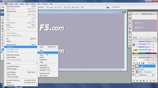 Rotate photos without canvas rotation in Photoshop смотреть онлайн