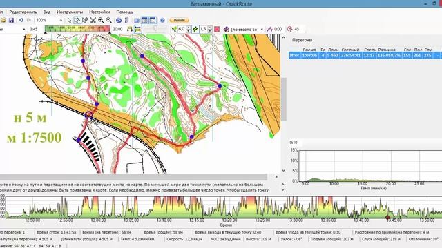 QuickRoute - инструкция по применению