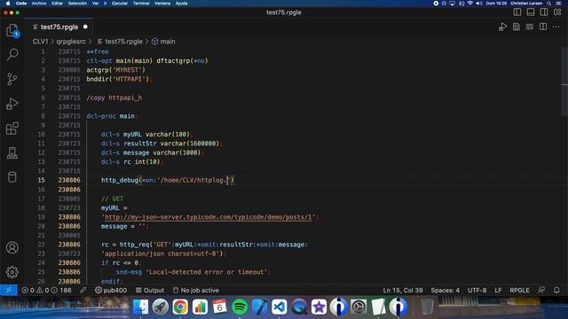 Coding in RPG (IBM i/AS400). Communicating with a REST SERVER with HTTPAPI смотреть онлайн