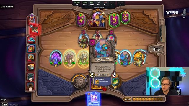 Going for the Most Stats! Trying to Beat My Personal Best! | Hearthstone Battlegrounds | Savjz смотреть онлайн