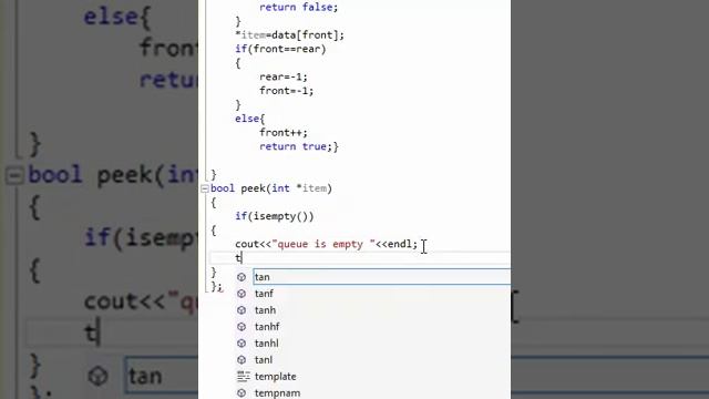 peek function queue code print function in queue смотреть онлайн