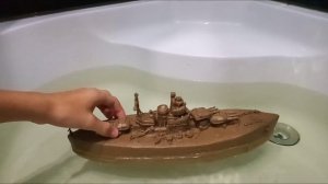 Корабль из пластилина. Линкор scharnhost