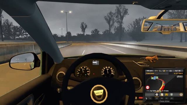 ETS 2 v1.36 везу людей на Renault Sandero 2010 смотреть онлайн