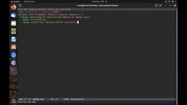 Como compilar y ejecutar programas Java con Ant смотреть онлайн