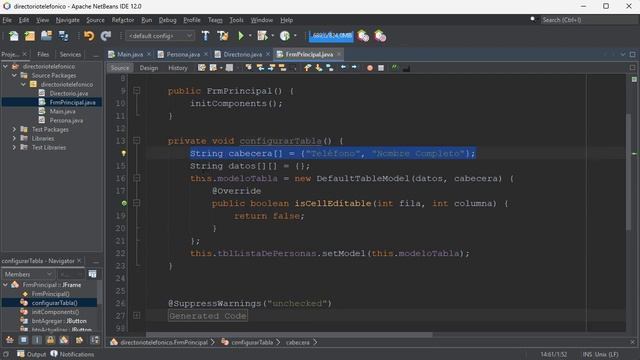 Gestionar tabla en JAVA usando ArrayList - Parte II смотреть онлайн