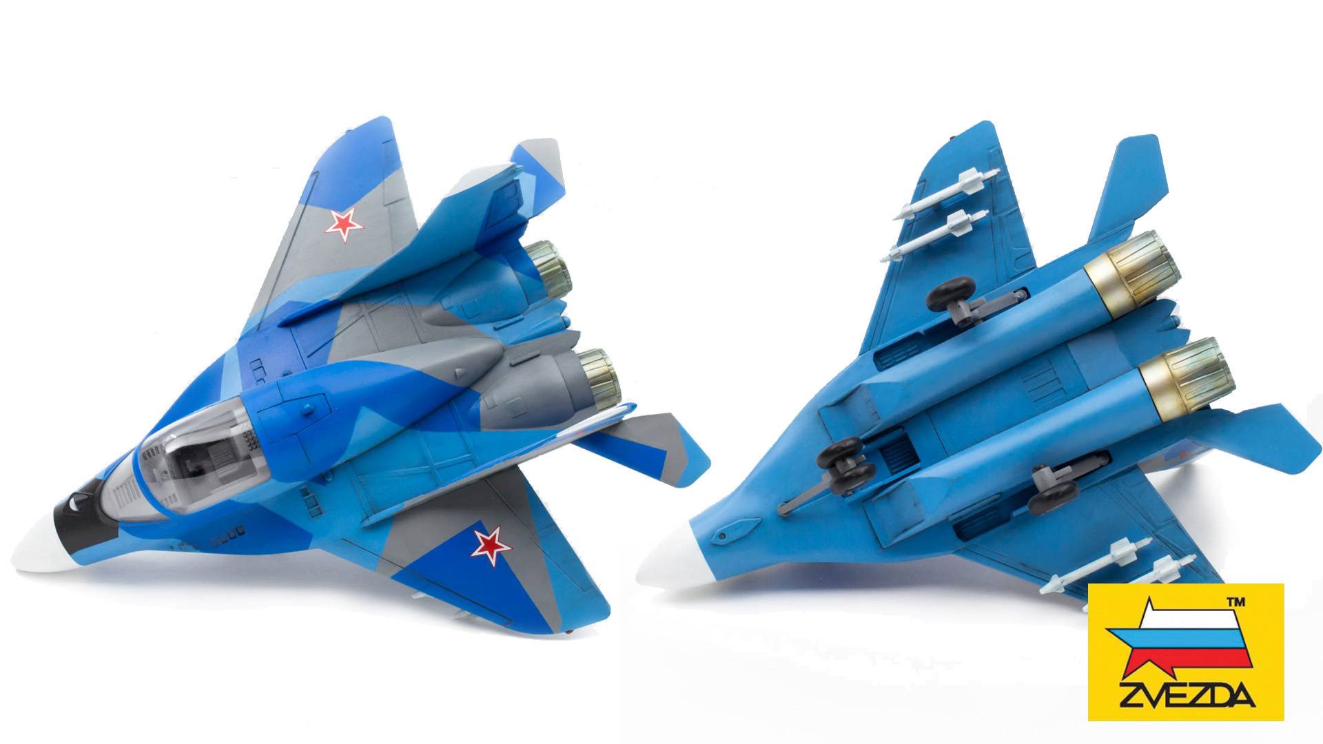 Российский истребитель Миг-29, детская сборная модель. Инструкция по сборке и покраске. смотреть онлайн