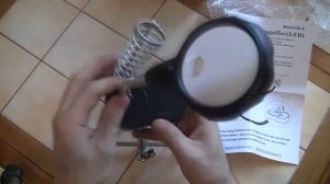 Держатель для пайки "Третья Рука"  с лупой и подсветкой | Обзор и тест