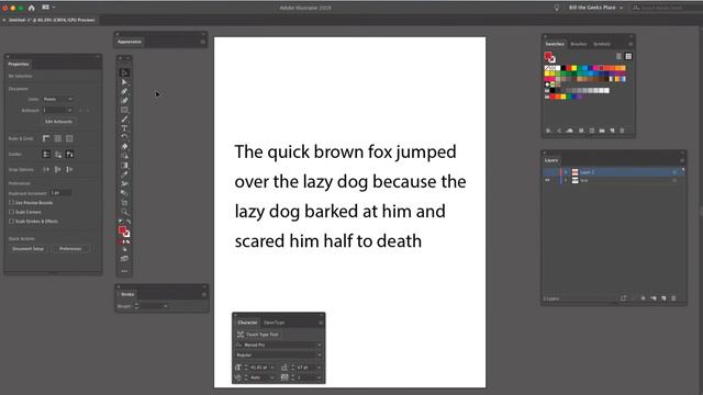 Adobe Illustrator Adjusting Text (Tracking and Kerning in Illustrator, Leading in Illustrator). смотреть онлайн