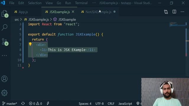 What is JSX | JSX explained in React Js | Jsx tutorial | react easy tutorial for beginners смотреть онлайн