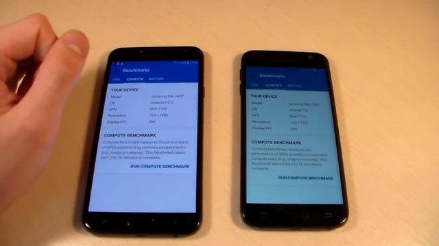 Samsung Galaxy J4 2018 vs Samsung Galaxy J3 2017 смотреть онлайн