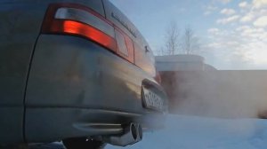 Звук глушителя (прямоток) SAAB 9000 2.3 turbo ВАЗ 2110