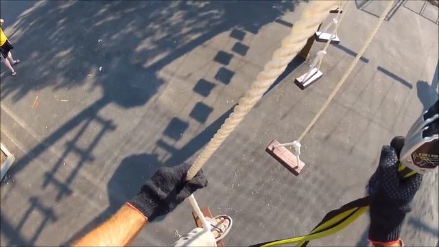 Прохождение веревочного парка "Тарзан парк" в загородном клубе "Лачи" смотреть онлайн