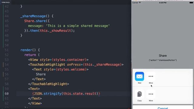 How to Share Text from your React Native App смотреть онлайн