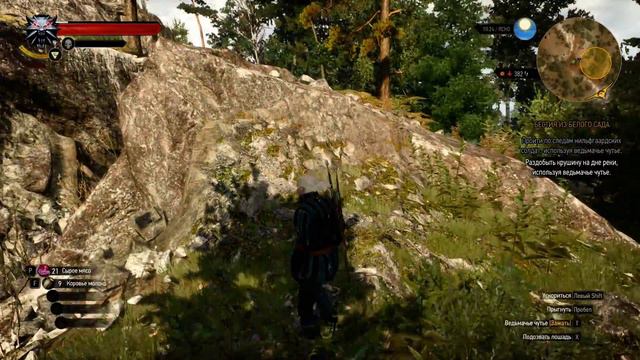 The Witcher 3. (2) Внезапный Чёрт посреди деревни смотреть онлайн