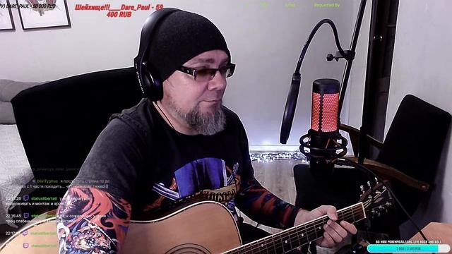 Попоем под акустику, поиграем на электрухе/ jamming/ sing [ru/en] смотреть онлайн