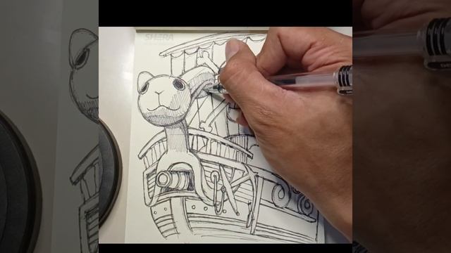 One piece pirate ship sketch смотреть онлайн
