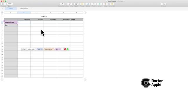 Aula Apple Mac - Planilha de Gastos no Numbers смотреть онлайн