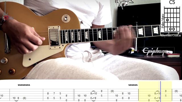 The Weeknd - Blinding Lights // Guitar cover + Tabs Tutorial смотреть онлайн