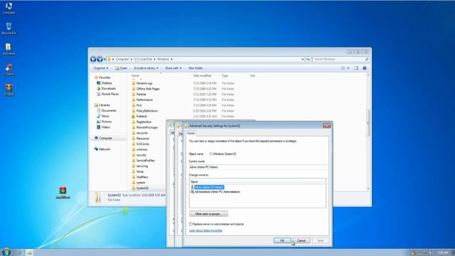 Delete System32 on Windows 7 смотреть онлайн