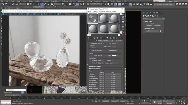 Как сделать стекло в 3d Max, черное и цветное стекло | Corona Renderer смотреть онлайн