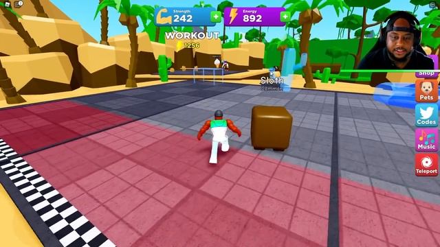 ROBLOX SUPER STRONG SIMULATOR... смотреть онлайн