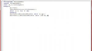 Елочка в Pascal