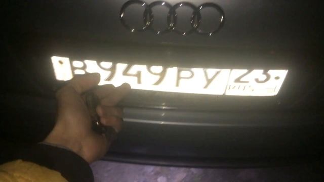 Подсветка из под заднего бампера при дистанционном открытии багажника (с пульта) Audi A6 C5 смотреть онлайн