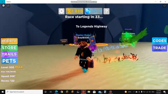 How to get OMEGA Pets in LEGENDS OF SPEED!!! | Roblox смотреть онлайн
