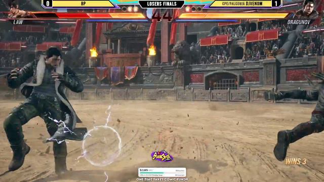 Saikyo Summit Weekly #46 - DJVenom (Dragunov) vs BP (Law) - Losers Finals - Tekken 8 смотреть онлайн