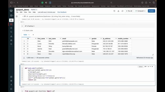 How To Mask Data With Pyspark | Masking Data With Pyspark смотреть онлайн