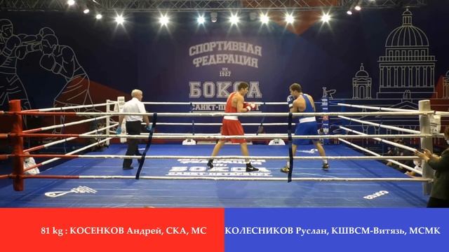 Андрей Косенков — Руслан Колесников Финал чемпионата Санкт Петербурга 2020 (до 81 кг) смотреть онлайн