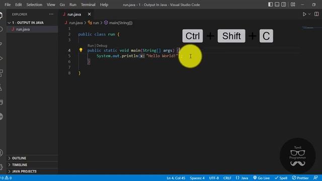 Hello World Java Program | Tutorial in Tamil | Tamil Programmer смотреть онлайн
