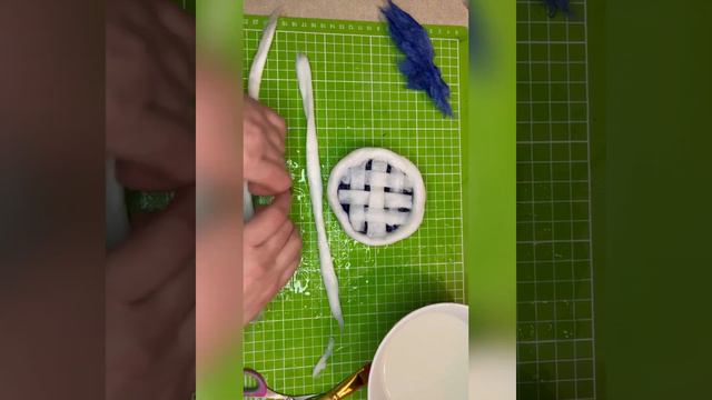 Ватная игрушка «Ягодный пирог» смотреть онлайн