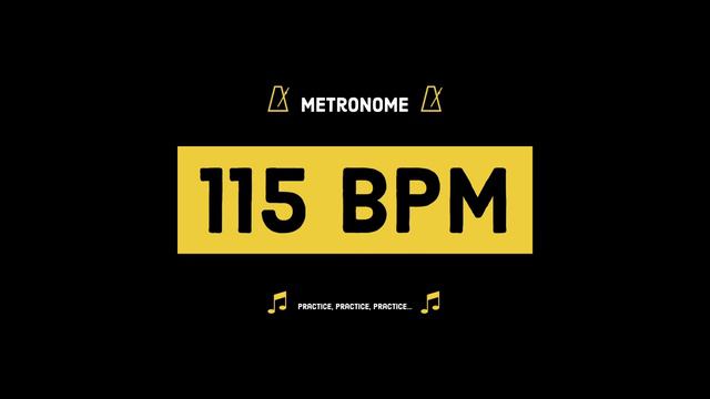 🎵 115 BPM [ METRONOME ] смотреть онлайн