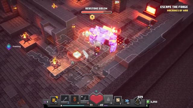 Minecraft Dungeons Fiery Forge Xbox Series X Gameplay смотреть онлайн