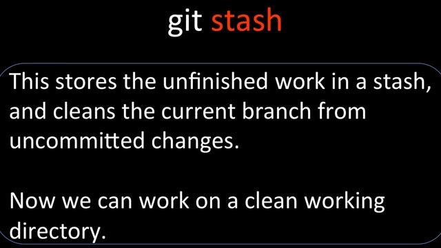 What is git stash? смотреть онлайн