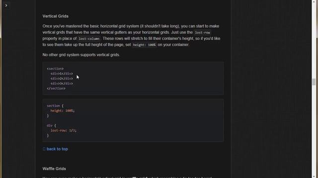 Lost PostCSS Сетка Обзор