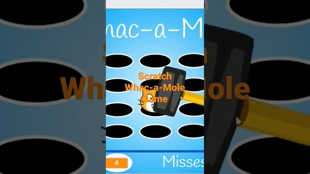 YouTube #Shorts | Whac-a-Mole Game | Scratch Tutorial for Kids смотреть онлайн