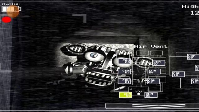 ЭНДОСКЕЛЕТ В ВЕНТИЛЯЦИОННОЙ ШАХТЕ! НА ТЕЛЕФОНЕ| ПАСХАЛКИ ФНАФ 2 смотреть онлайн