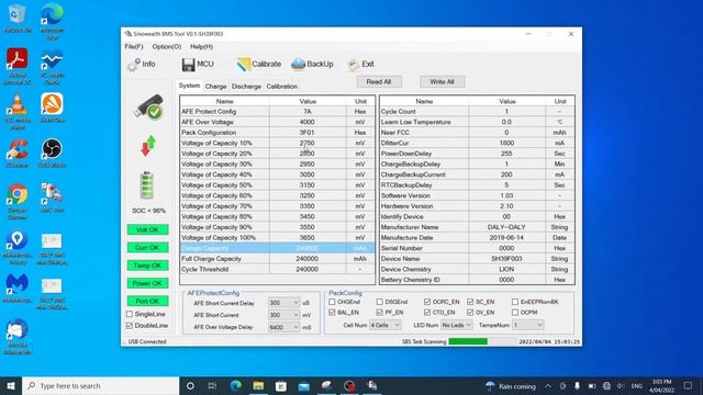 Install SINOWEALTH software & manage DALY LiFePO4 battery management system смотреть онлайн