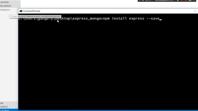 ExpressJS Mongoose MongoDB Tutorial - 4 - Installing Packages Using NPM - Hindi смотреть онлайн