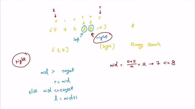 JavaScript LeetCode 34: Find First and Last Position of Element in Sorted Array (猫打球解题视频系列 L29 F83) смотреть онлайн