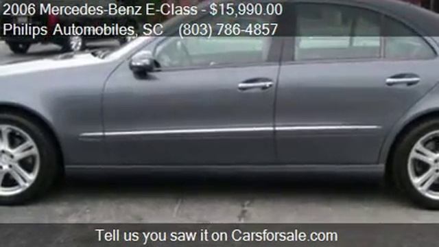 2006 Mercedes-Benz E-Class E350 4dr Sedan for sale in Columb смотреть онлайн