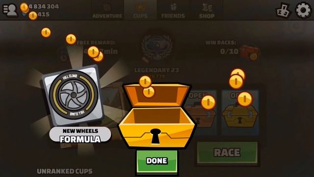 Hill Climb Racing 2 New Formula All Paints & Tires смотреть онлайн