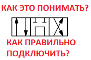 Схема гидравлическая #3 | Обозначение гидравлического распределителя